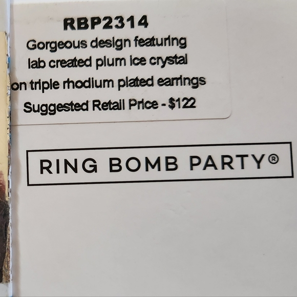 Ring Bomb Party Earrings - Picture 2 of 3